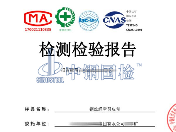 皮帶檢測報(bào)告