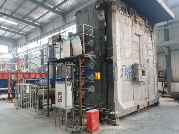 中鋼國(guó)檢耐火實(shí)驗(yàn)室，垂直燃燒爐設(shè)備